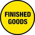 5S Supplies Finished Goods 32in Diameter Non Slip Floor Sign FS-FINGOODS-32